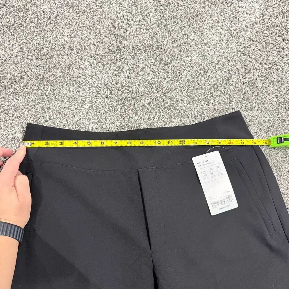 ATHLETA Black Endless High Rise Pant, New with tags, Size 14, Stretchy - Picture 10 of 10